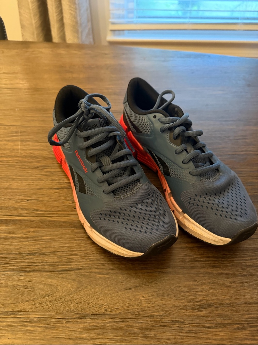 Reebok Kids Navy and Red Athletic Sneakers